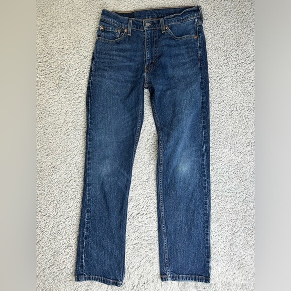 Levi's Jeans Mens 30 Classic 505 Straight Leg Regular Wash Classic Night Out - Picture 1 of 4